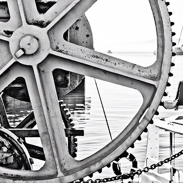 Waterfront Photograph - Gears. #gears ,#capetown ,#waterfront by Johan Van Zyl