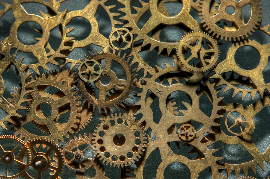 Watch Still Life Photograph - Gears of Time by David Paul Murray