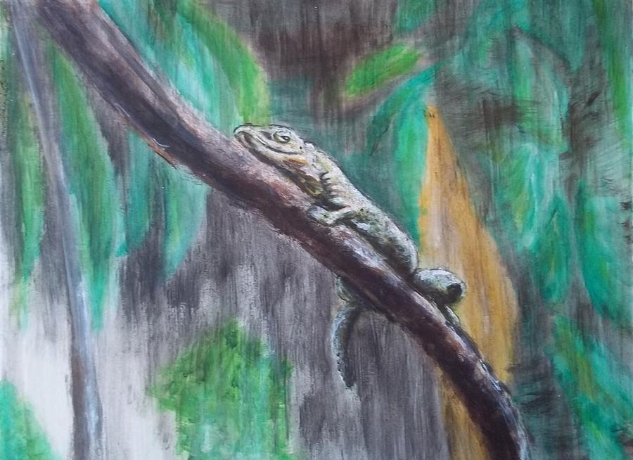 Gecko Painting - Gecko by John Fierro
