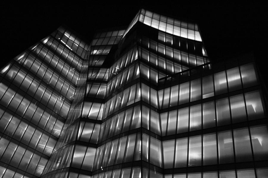 Gehry At Night Photograph by Christopher J Kirby