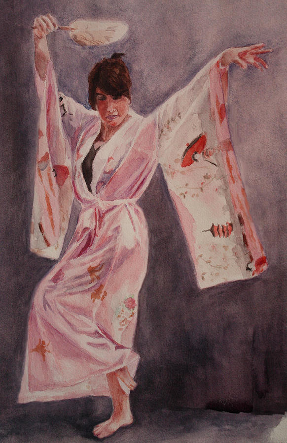 Geisha Painting by Rachel Bochnia
