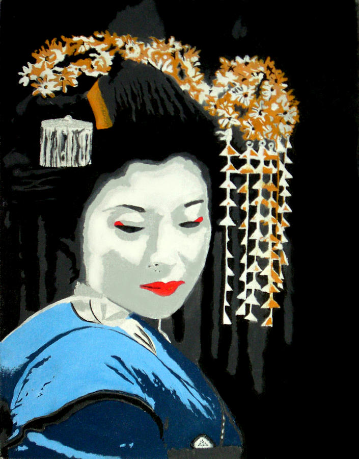 Geisha Painting by Timothy Eakin