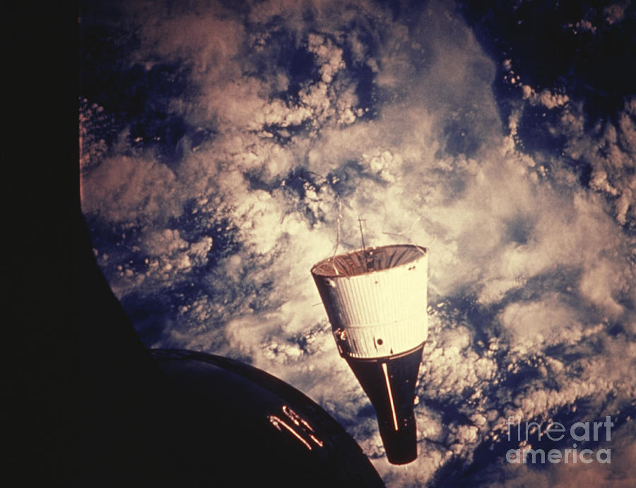 Transportation Photograph - Gemini 7 In Space by Science Source