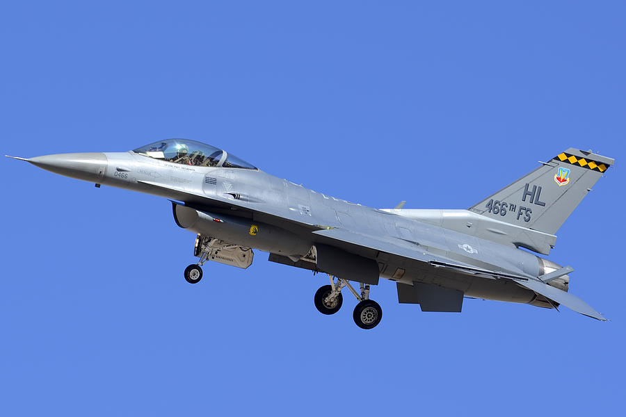 General Dynamics F-16C Viper 88-0466 466th Fighter S Davis-Monthan AFB March 4 2012 Photograph by Brian Lockett