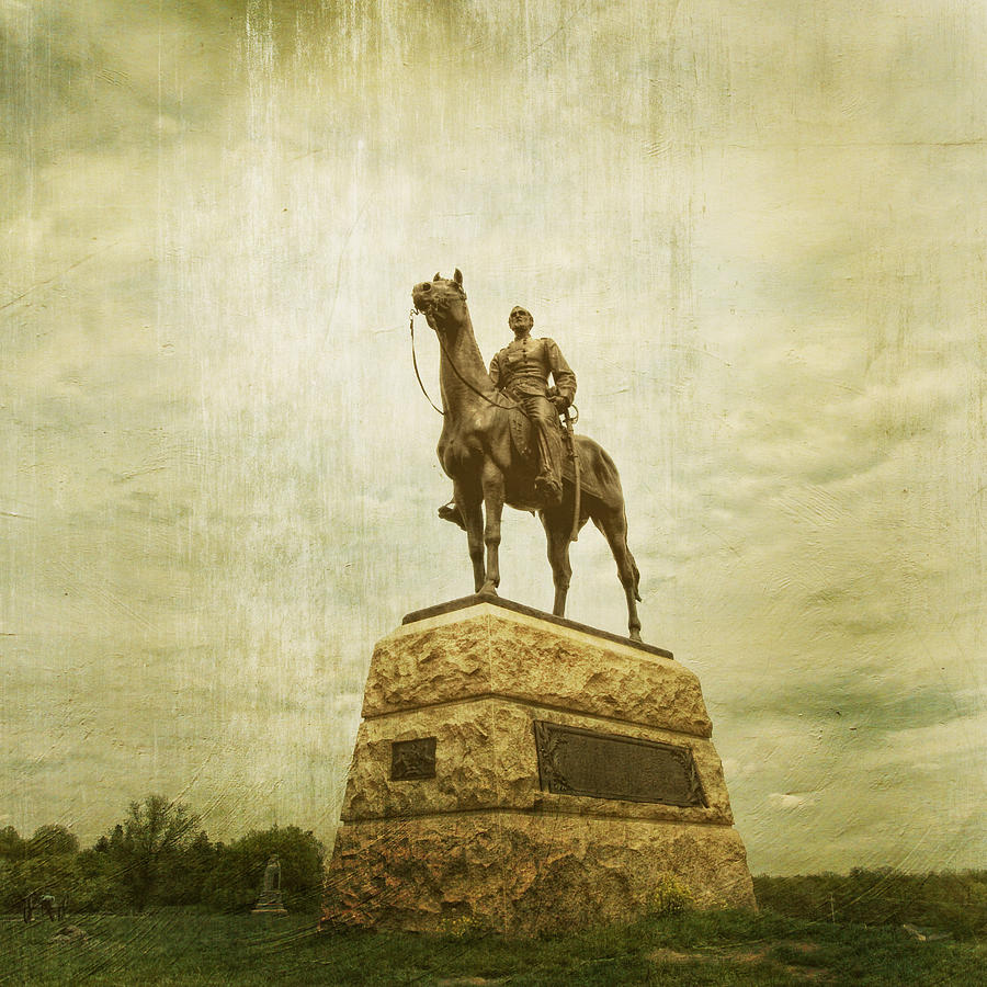Gettysburg National Park Photograph - General Meade by Laura George