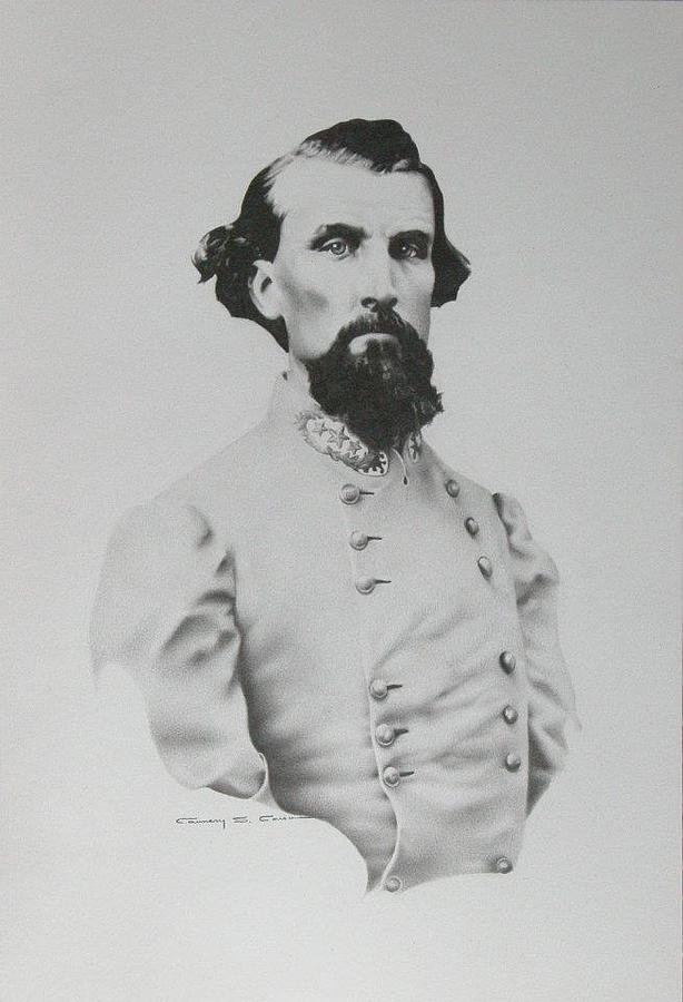 General Nathan Bedford Forrest Drawing by Connery Carson - Fine Art America