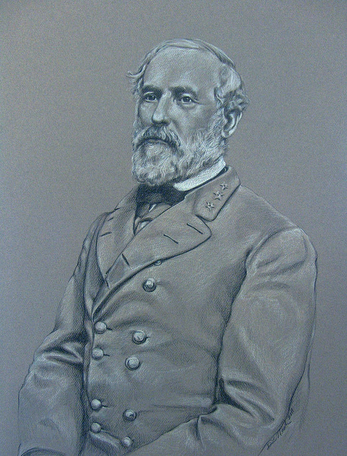 General Robert E. Lee Drawing by Deanna Nash Fine Art America