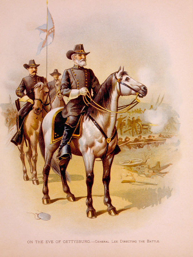 General Robert E. Lee Directing Photograph by Everett