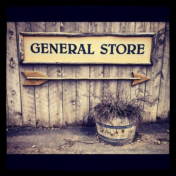 Vintage Photograph - General store by Isabel Poulin