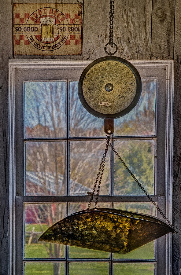 Farm Photograph - General Store Scale by Susan Candelario
