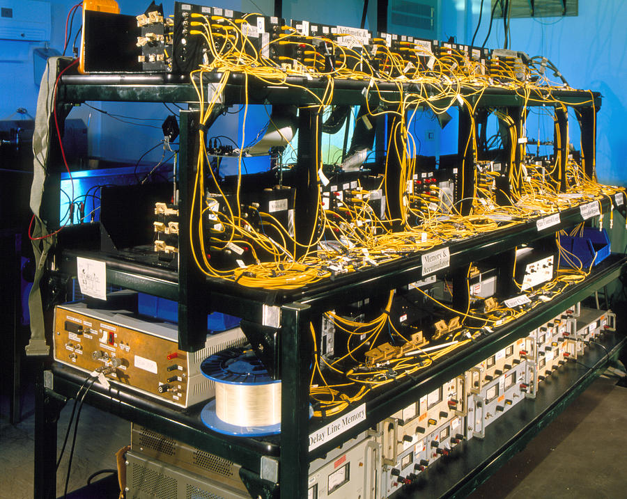 General View Of Bitserial Optical Computer, Bsoc Photograph by David