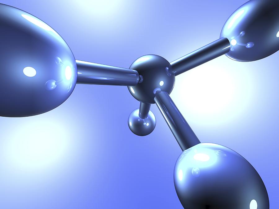 Atomic Photograph - Generic Molecule, Artwork by Pasieka