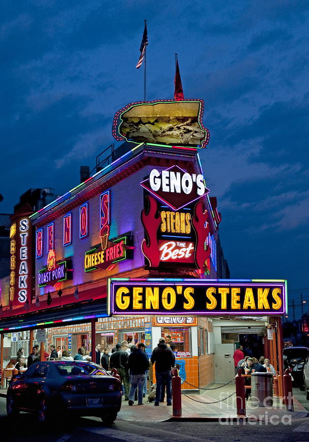 Philadelphia Photograph - Genos Steaks by John Greim