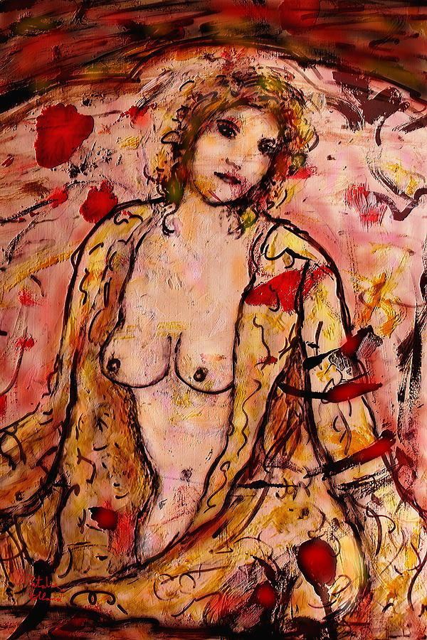 Gentle Nude Painting by Natalie Holland