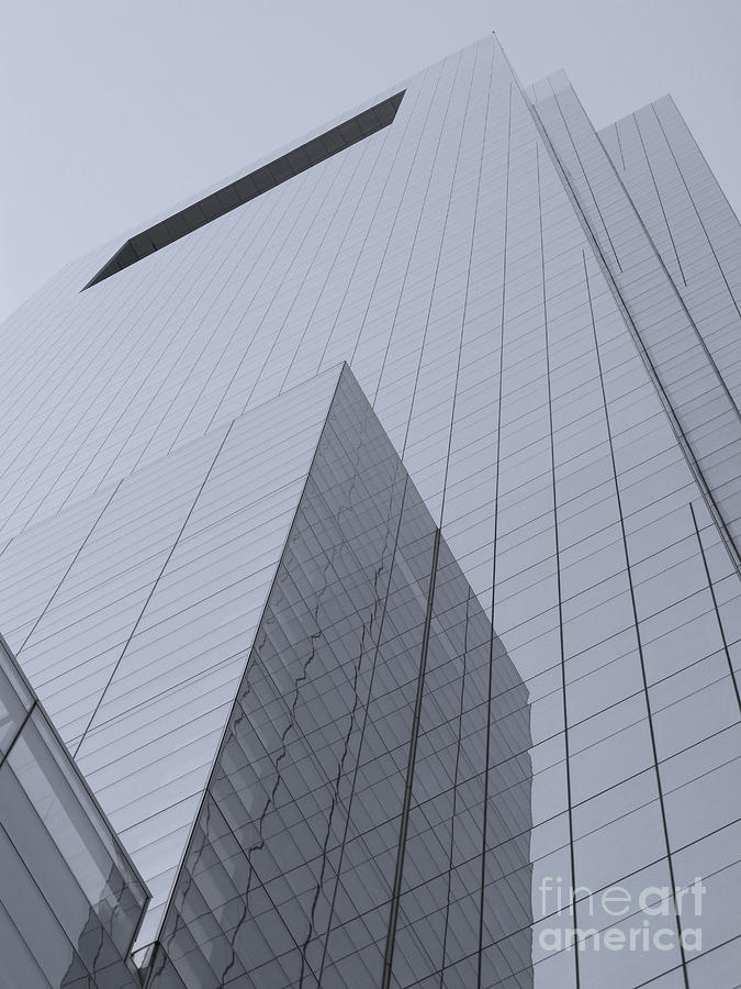 Architecture Photograph - Geometric Gray by Ann Horn