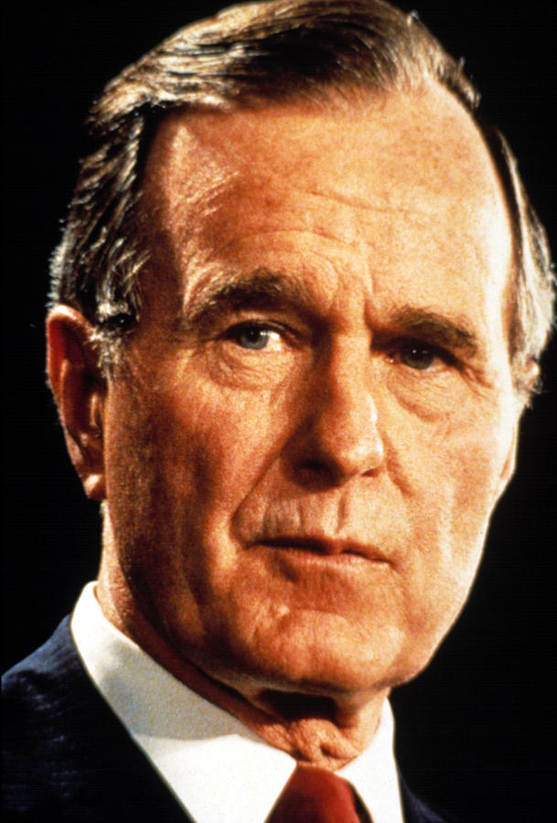Portrait Photograph - George Bush, 1992 by Everett