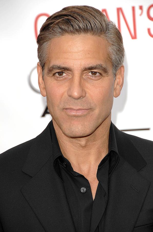 George Clooney Photograph - George Clooney At Arrivals For Oceans by Everett