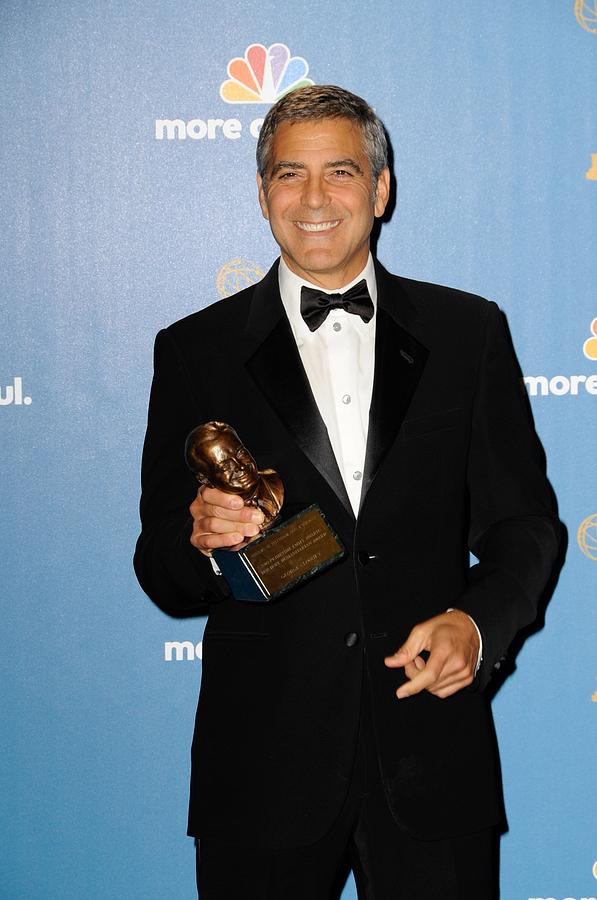 George Clooney Photograph - George Clooney Wearing Giorgio Armani by Everett