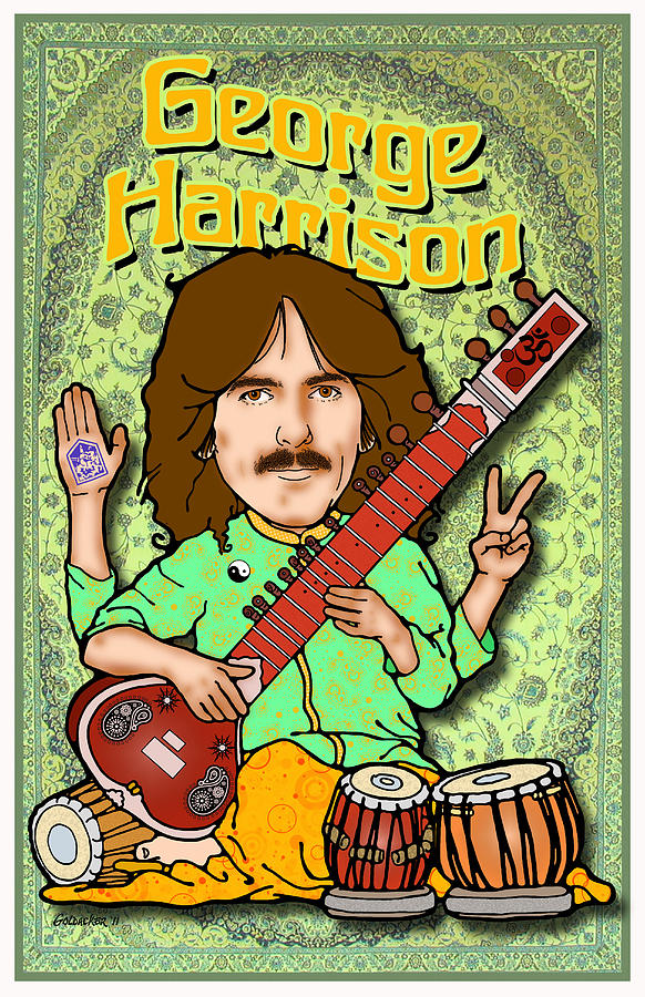 George Harrison Digital Art by John Goldacker | Fine Art America