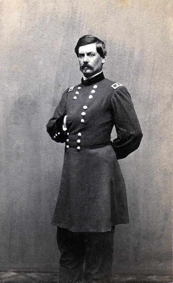 Portrait Photograph - George Mcclellan 1826-1885 In 1861 When by Everett