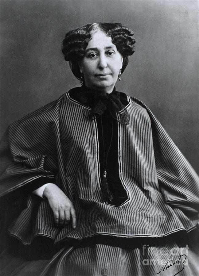 George Sand, French Author And Feminist Photograph by Photo Researchers, Inc.