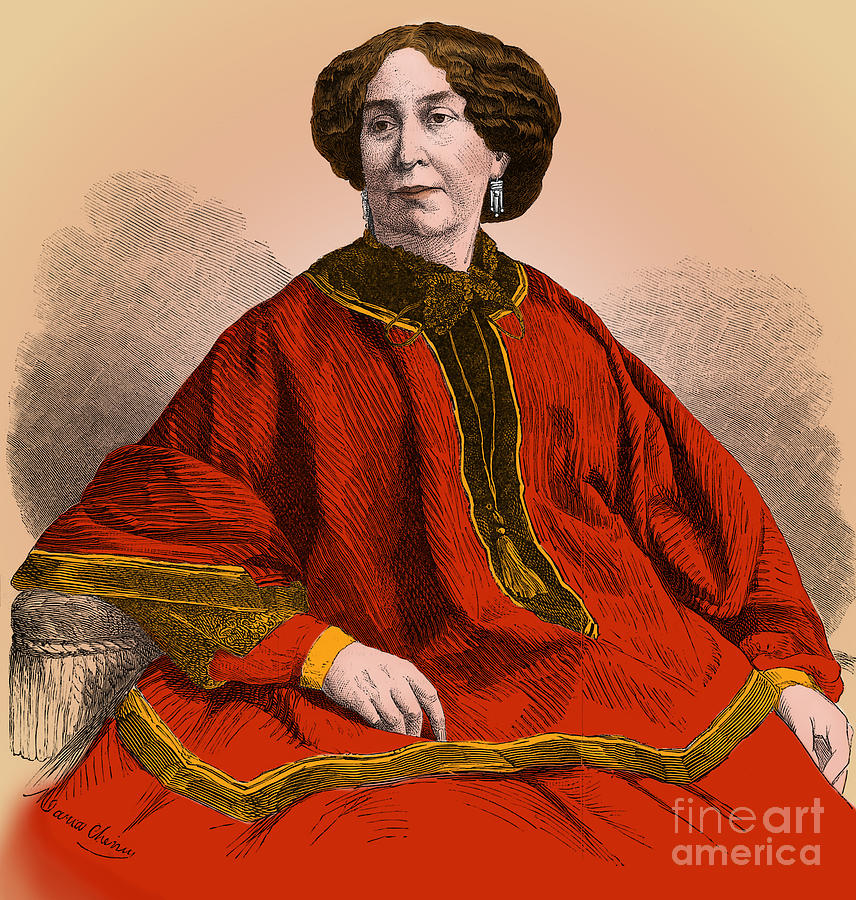 George Sand, French Author And Feminist Photograph by Science Source