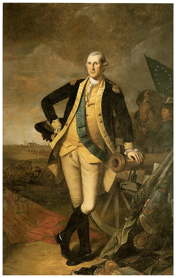 George Washington At Princeton Painting By Charles Wilson Peale - Fine 