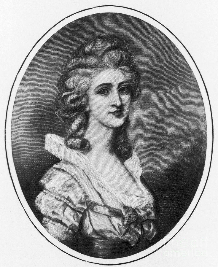 Portrait Photograph - Georgiana Shipley (1752-1806) by Granger
