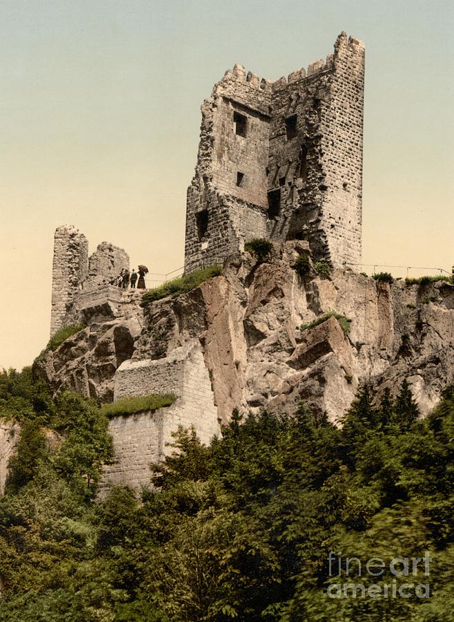 German Castle Drachenfels Ruins Photograph by Padre Art