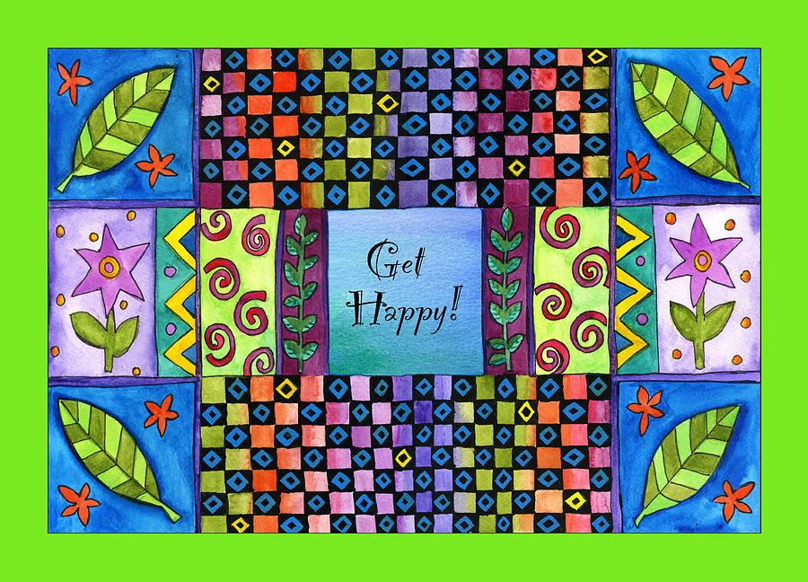 Get Happy Painting by Pamela  Corwin