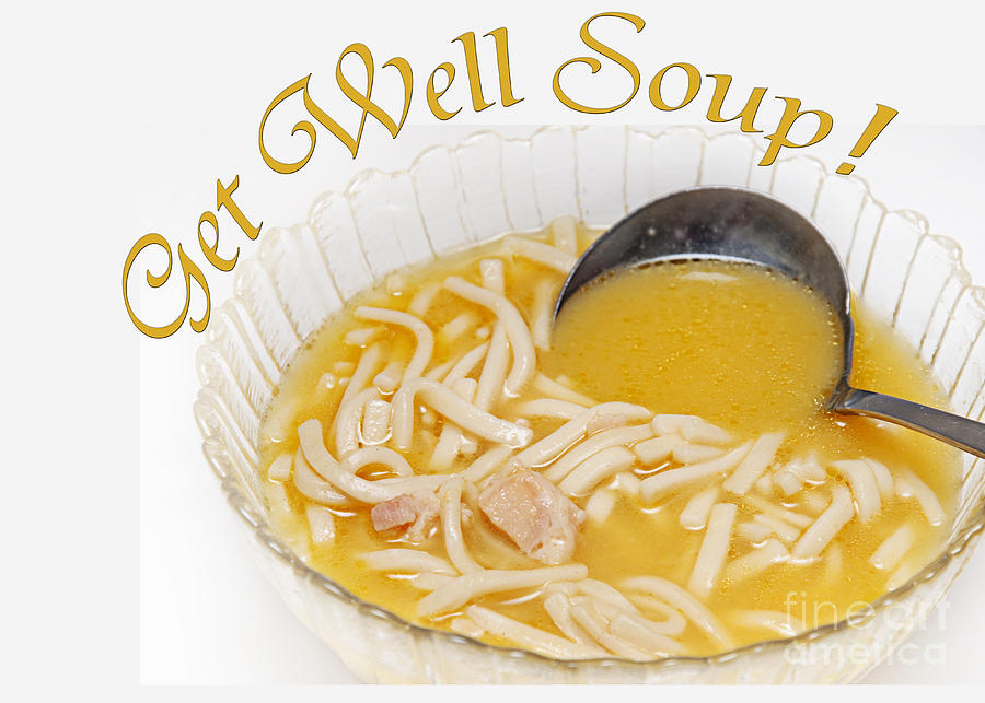 Get Well Soup Photograph by Andee Design