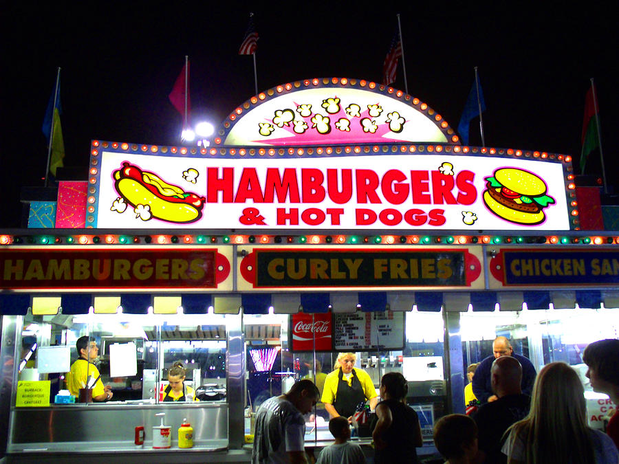 Get Your Hamburger and Fries Photograph by Kym Backland