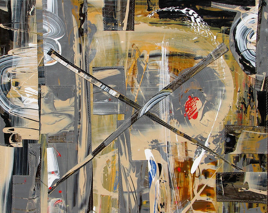 Abstract Painting - Getting There by Donna Orme Abstract Painting - Getting There by Donna Orme