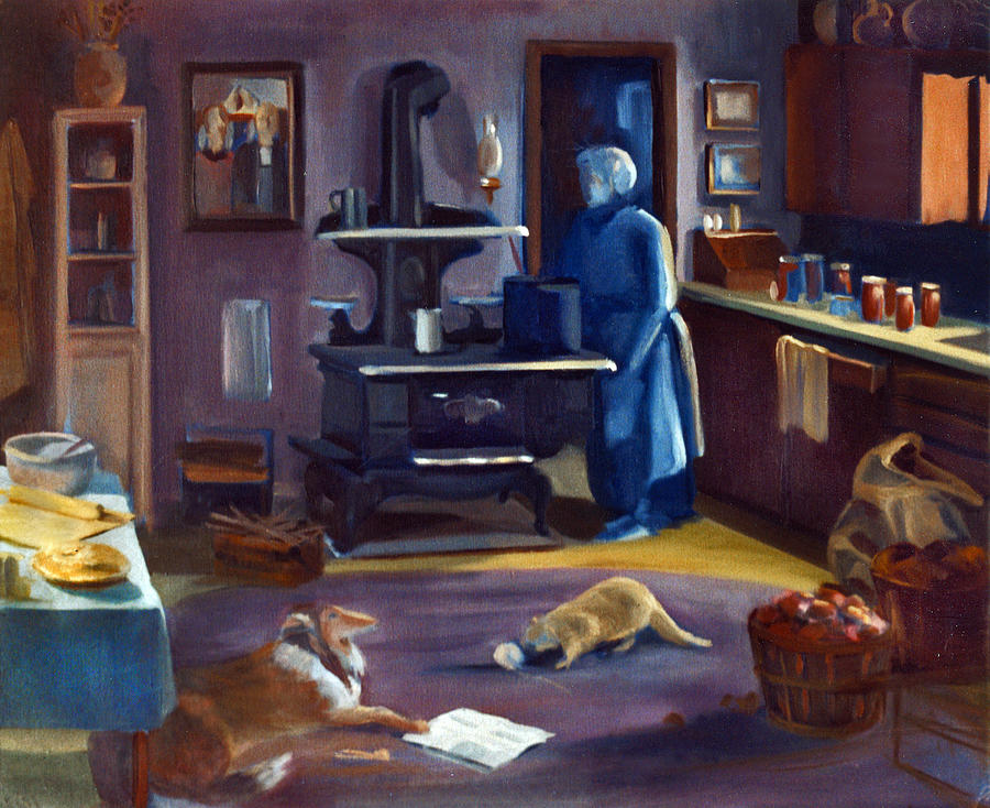 Ghost of Kitchen Past Painting by Nancy Griswold