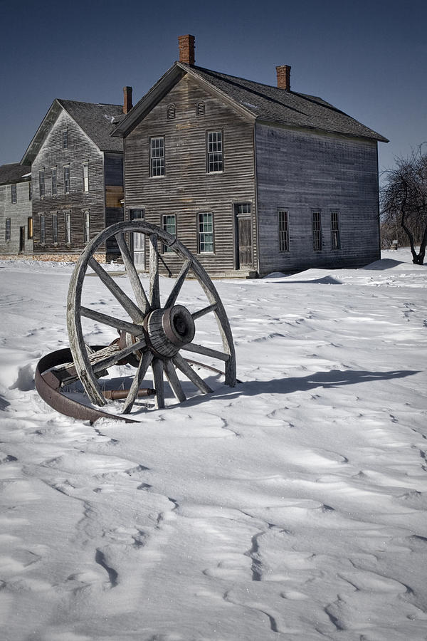 Winter Photograph - Ghost Town at Fayette by Randall Nyhof