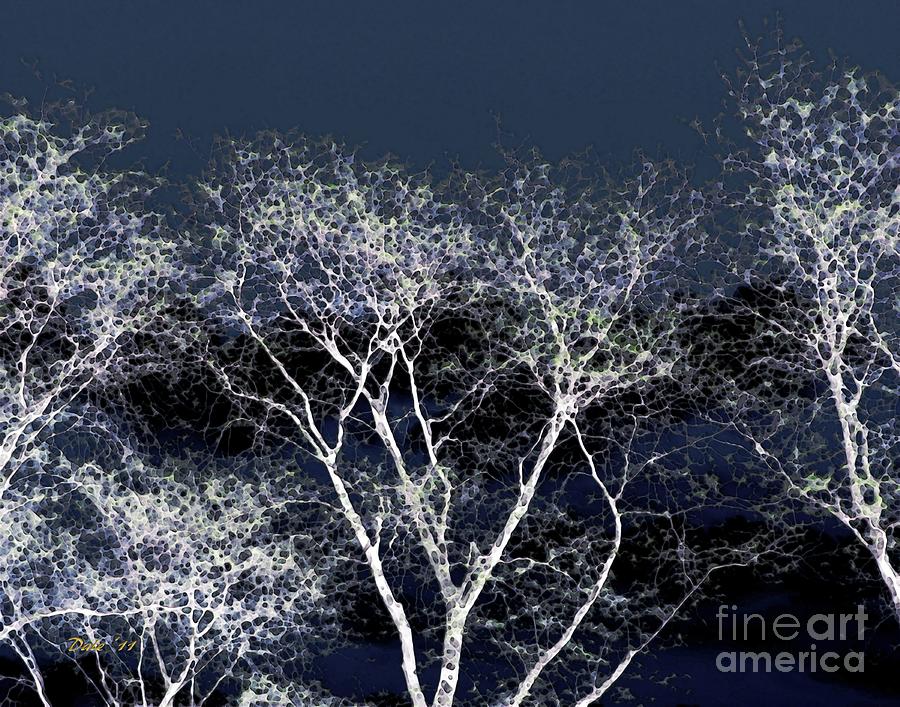 Ghost Trees Digital Art by Dale   Ford