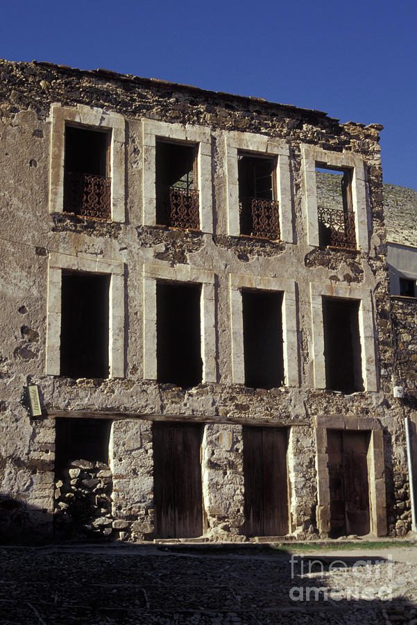 GHOSTLY FACADE Real de Catorce Mexico Photograph by John  Mitchell