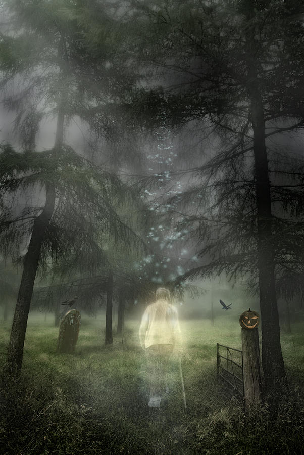 Halloween Photograph - Ghostly Gentleman by Amanda Elwell