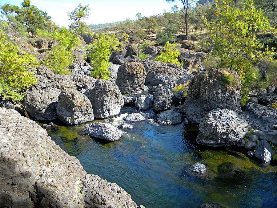 Giant Basalt Boulders Swimming Hole Photograph by Frank Wilson