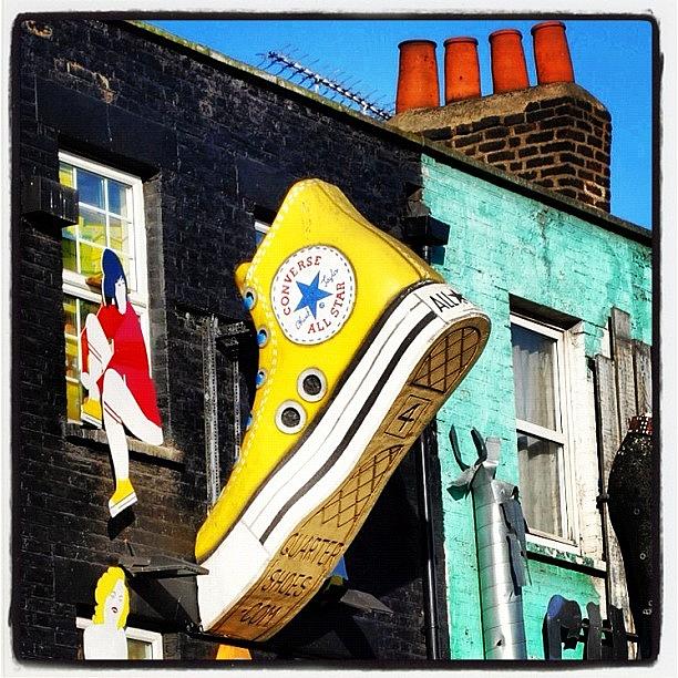 Frem Overdreven klient #giant #converse #shop #camden #london Photograph by Owain Evans