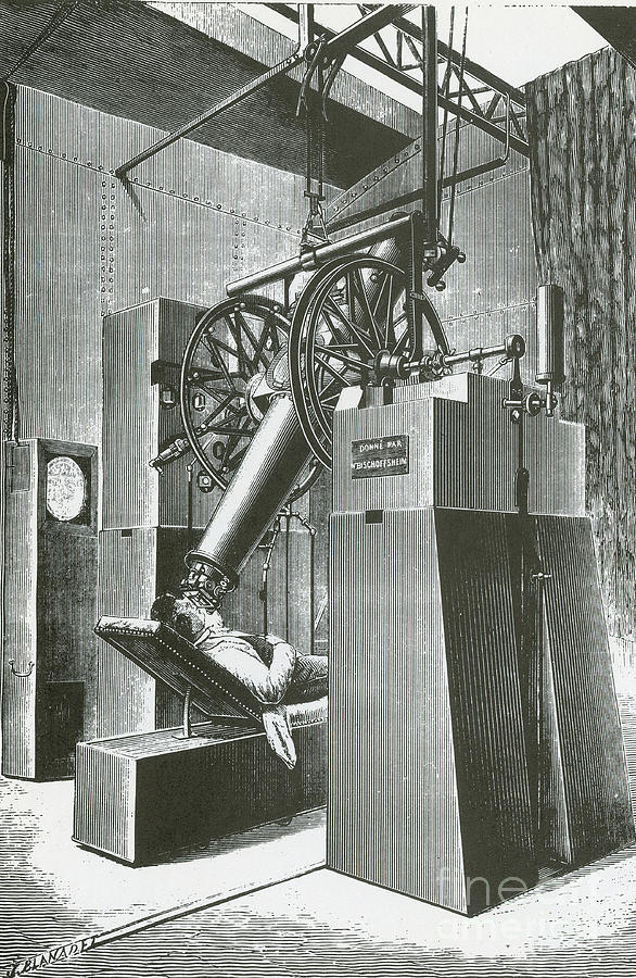 Giant Telescope At The 1900 World Photograph by Science Source