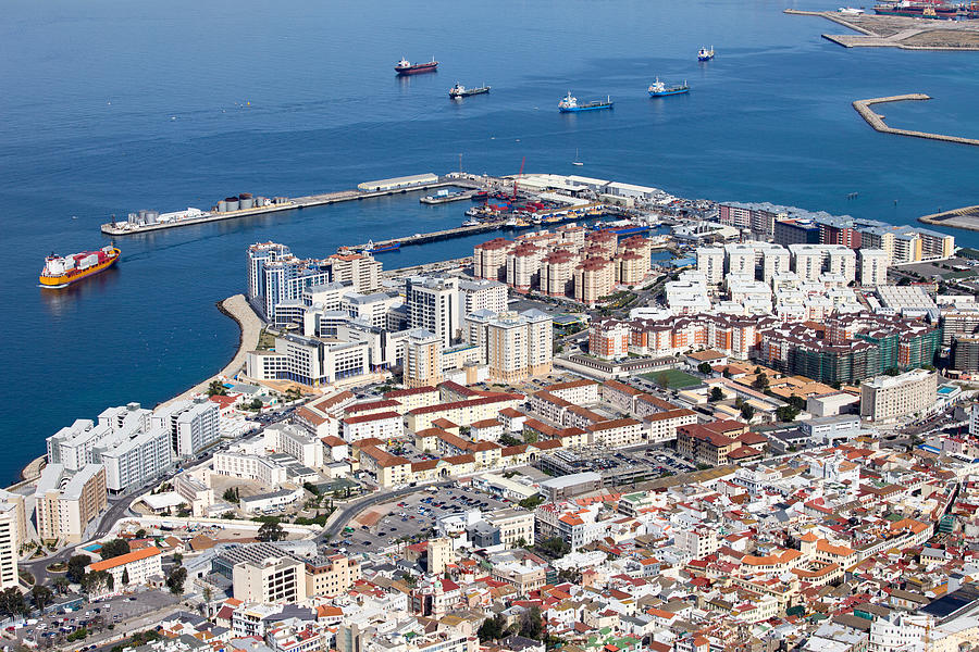 City Photograph - Gibraltar from Above by Artur Bogacki