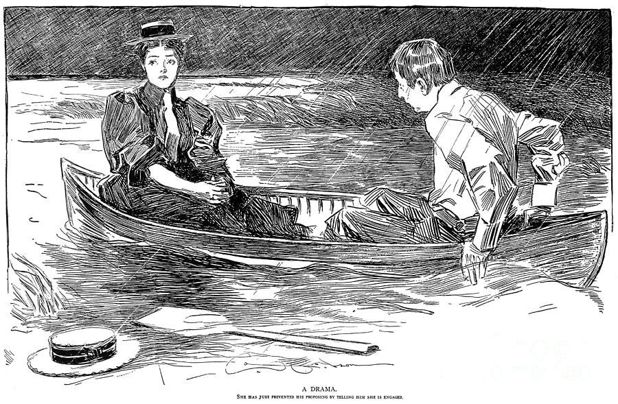 Gibson: A Drama, 1895 Photograph by Granger