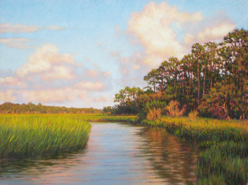 GICLEE Afternoon on Jekyll Island Painting by Michael Story