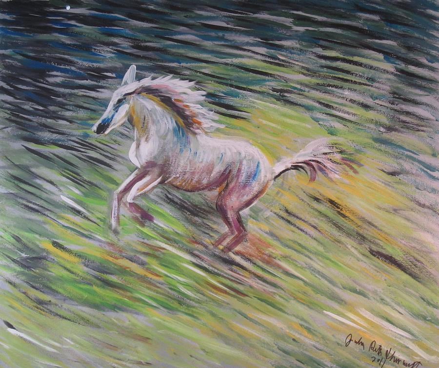 Giddyup Painting by Julia Rita Theriault Giddyup Painting by Julia Rita Theriault