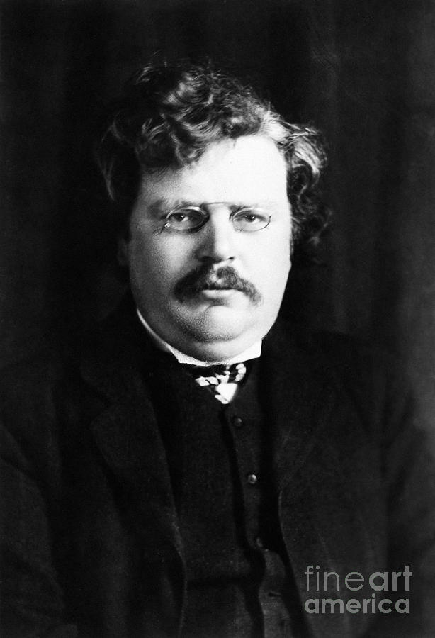 Gilbert Keith Chesterton Photograph by Granger - Fine Art America