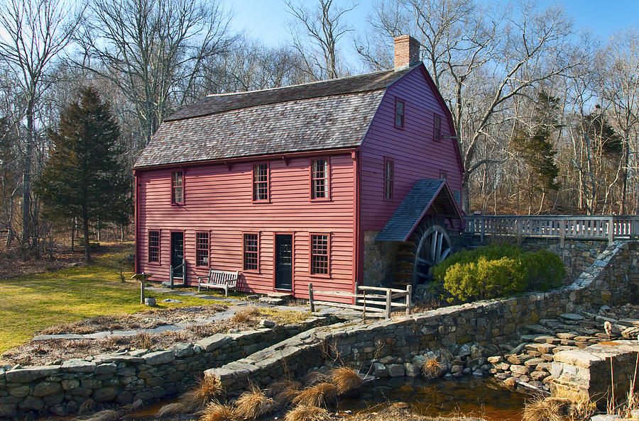 Gilbert Stuart Home and Snuff Mill Photograph by Cathy Kovarik