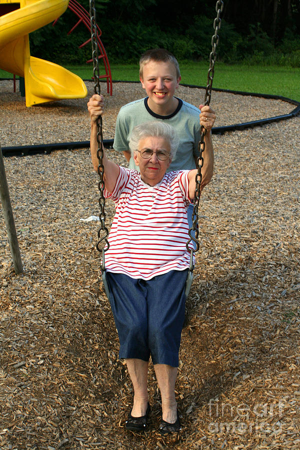 Gimme A Push Photograph by Susan Stevenson