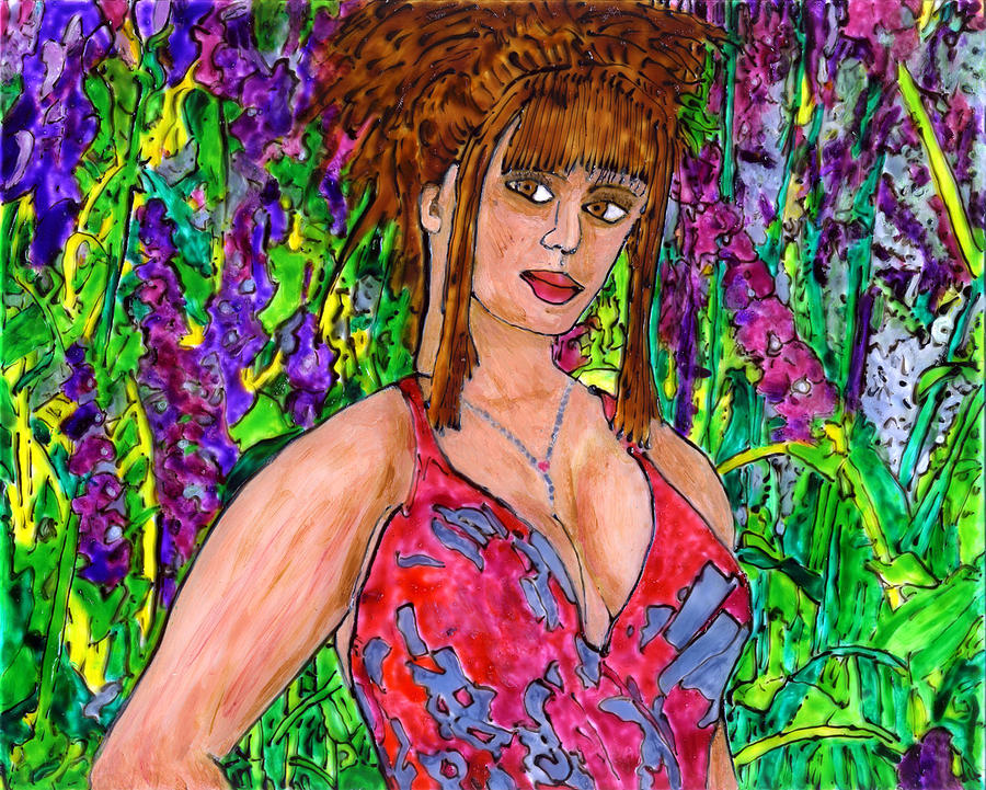 Gina Wildflower Painting by Phil Strang