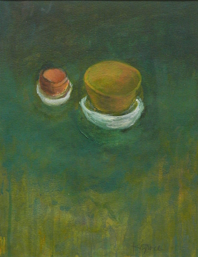 Ginger Pot Painting by Kathleen Grace